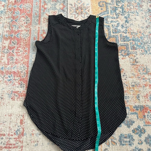Loft silky dot print sleeveless top - Picture 2 of 5